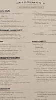 Bridgeman's Chophouse menu