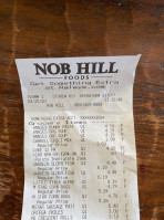 Nob Hill Foods menu