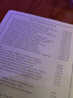 Gino's Vino Osteria menu