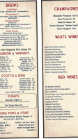 Flappers Comedy Club And menu