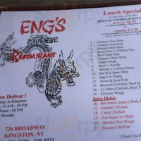 Eng's menu