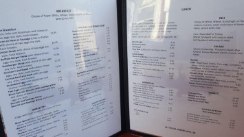 Bison Inn Cafe menu