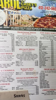 Carol Of Caseys Pizza Shop menu