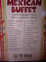 The Grove Buffet menu