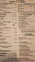 Mr. Ed's Oyster Fish House, Bienville menu