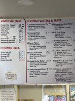 Happy Tails Seafood menu