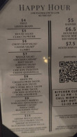 Indigo Kitchen And Alehouse menu