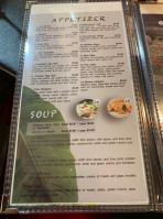 Spy Thai menu