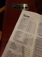 Nikko Japanese Steak House Sushi Bar And Lounge menu