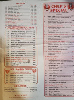 China King menu