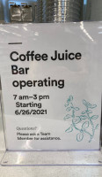 Wfm Coffee Juice inside
