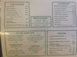 Oasis menu