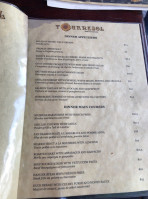 Tournesol menu