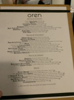 Oren menu