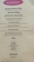 Nicollet Island Inn menu