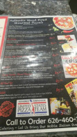 786 Degrees Pizza Pasadena menu