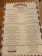 Coneburg Grill And Pub menu