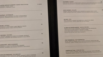 XO Le Restaurant menu