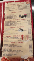 Santa Brasa menu