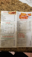 Maria's Pizzeria Seafood menu