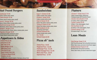 Lakeview Burger menu