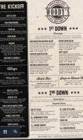 Woody's Sports And Grill menu