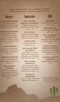 Lone Star Ranch House menu