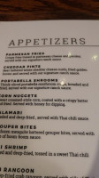 Emerald's Fine Food Libations menu