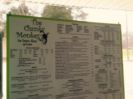 The Chunky Monkey Ice Cream Shop outside