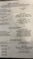 Larry's -b-q menu