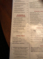 Grassfields Food Spirits menu