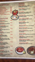La Esperanza Mexican menu