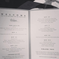 Kitchen Catering menu