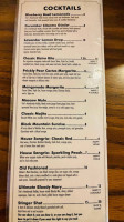 Black Mountain Bistro menu