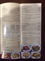 Great Wall Chinese menu