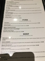 El Rodeo Steak House menu