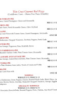 Toscana Thin Crust Pizza Italian Specialties menu