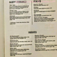 Casey's menu