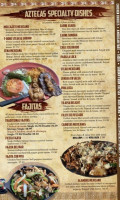 El Aztecas Mexican menu