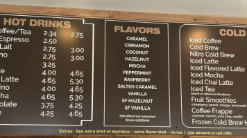 How You Brewin Coffee Company menu