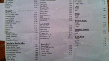 Mulkey's Restaurant menu