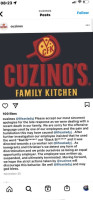 Cuzino's Family Kitchen food
