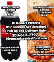 Di Roma's Pizzeria Of Stratford,connecticut food