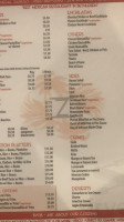 General Zapata menu