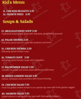 Masala Fine Indian Cuisine menu