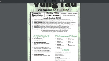 Vung Tau Vietnamese Cuisines inside