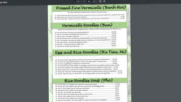 Vung Tau Vietnamese Cuisines menu