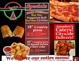 Amadeos Pizza food
