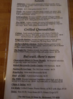 The Old Goat menu