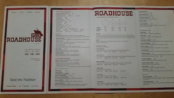 Roadhouse Pizza menu